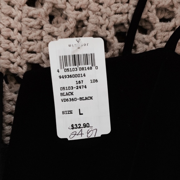 Windsor V-Neck Slit Black Party Dress NWT - Picture 5 of 5